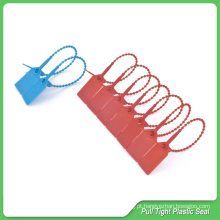 Selos de cinta plástica, 230mm comprimento, etiqueta de segurança de plástico, selos de segurança plástico